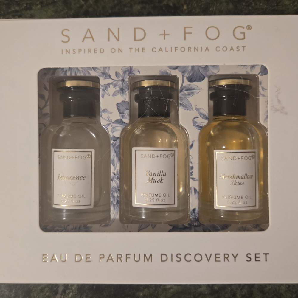 Perfume Oil Discovery Set - Vanilla Musk, Marshmallow Skies, Innocence